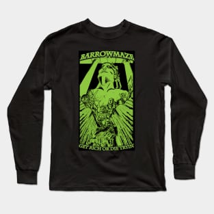 Barrowmaze Get Rich (Green) Long Sleeve T-Shirt